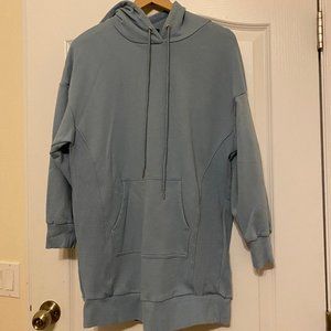 Fashion Nova Light Blue Sweatshirt Dress